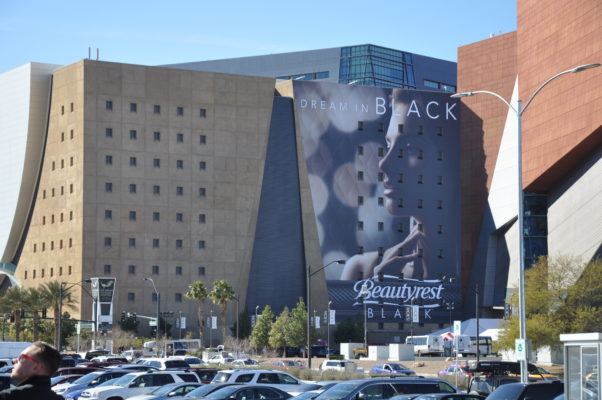 large format graphic in Las Vegas on the World Market Center