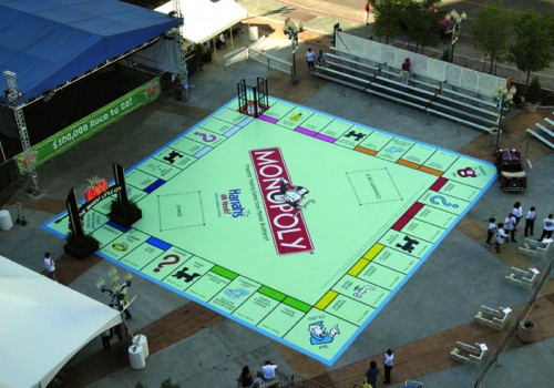 monopoly board display