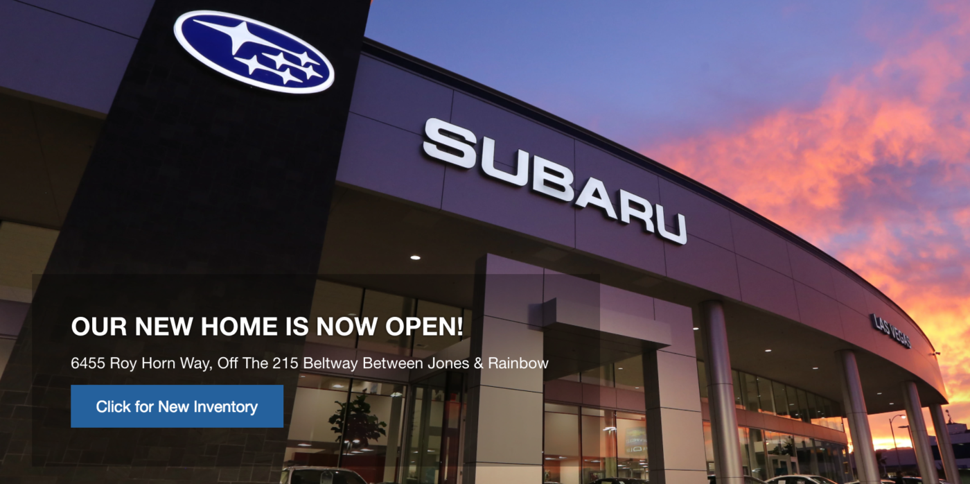 Subaru Las Vegas Storefront